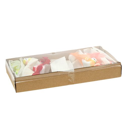 Floristik24 Oiseau 8cm multicolore 12P