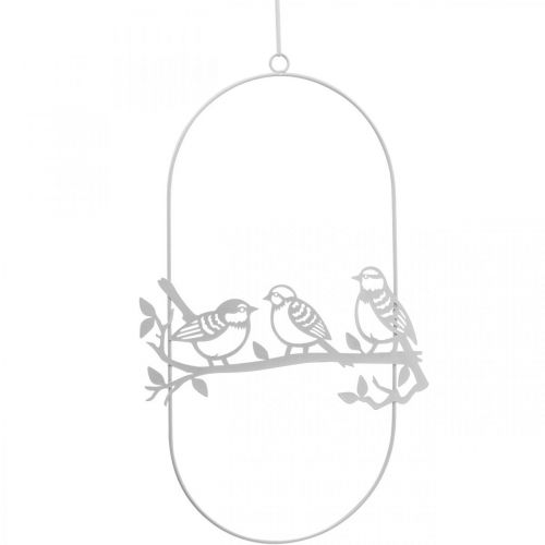 Silhouette oiseaux sur branche - déco de jardin en métal, vente au