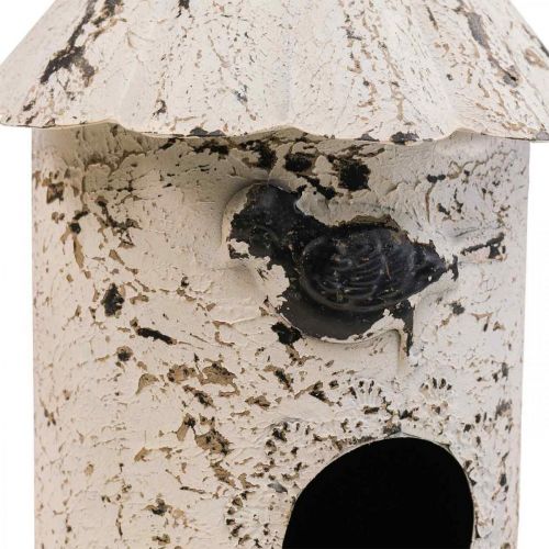 Nichoir décoratif, décoration à suspendre décoration de jardin en métal H36cm