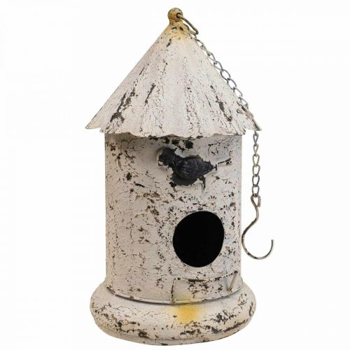 Article Nichoir décoratif, décoration à suspendre décoration de jardin en métal H36cm