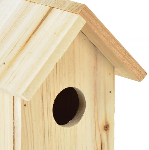Floristik24 Nichoir en bois nichoir en bois de sapin à mésange bleue 11,5×11,5×18cm