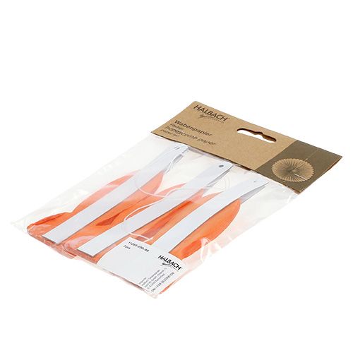 Floristik24 Fleur en papier alvéolé, orange, Ø 20 cm 3 p.