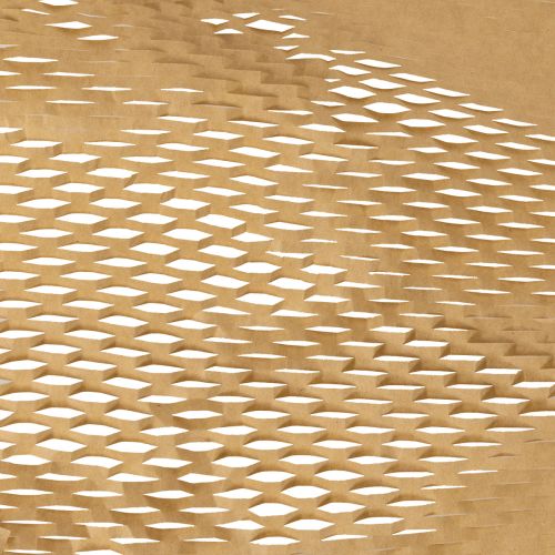 Rouleau de papier nid d'abeille marron 5 m x 50 cm | Floristik24.fr
