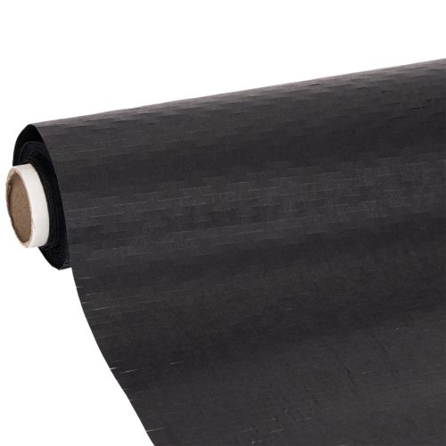 Rouleau de papier alvéolé noir 50 cm x 5 m pour bricolage et emballage