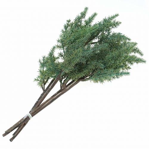 Floristik24 Branche de genévrier artificielle verte 36cm 4pcs