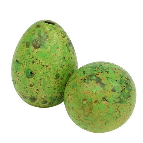 Article Oeuf de caille 3cm vert 50 pcs