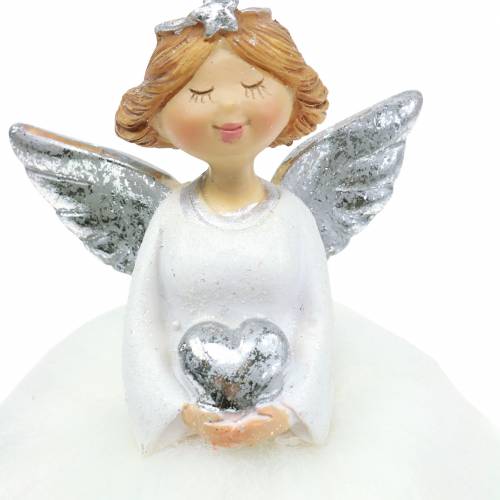 Floristik24 Décoration de Noël ange hochant la tête ange gardien H18cm
