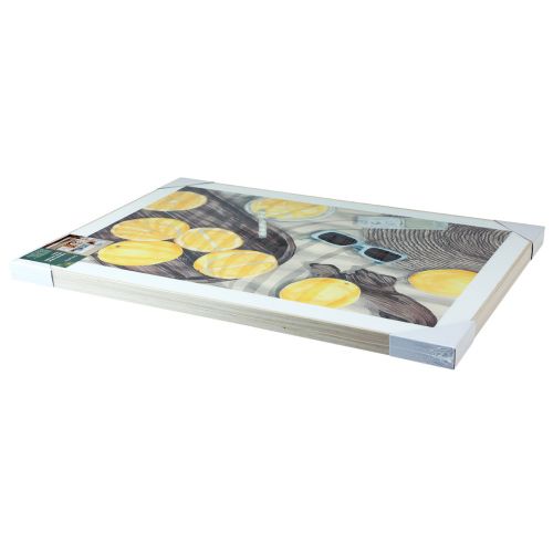Article Décoration murale tableau de décoration d&#39;été avec limonade au citron 40×60cm