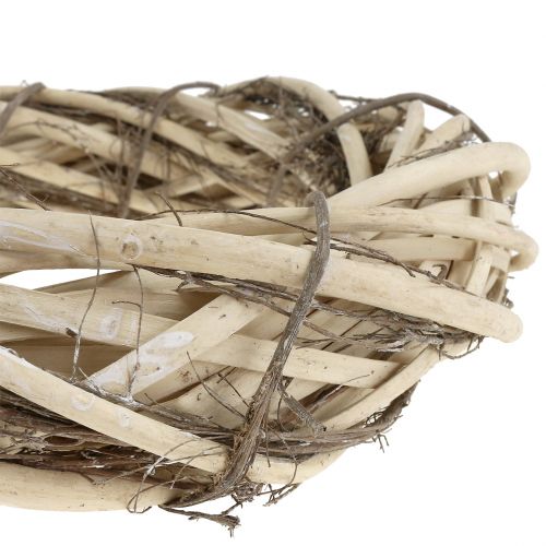 Article Couronne de saule avec branches nature Ø25cm