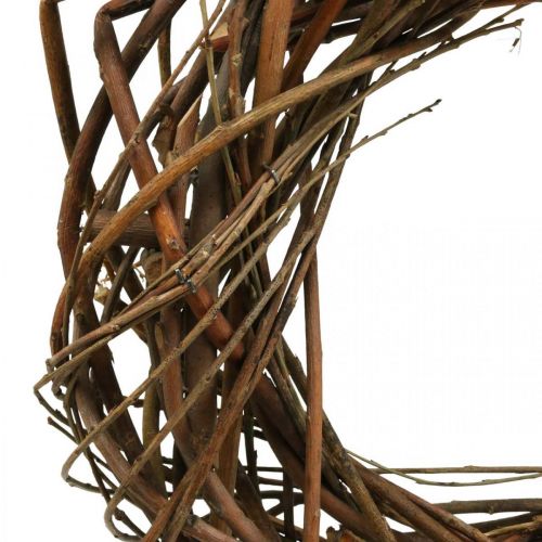 Floristik24 Couronne de saule couronne décorative naturelle composée de branches Ø40cm
