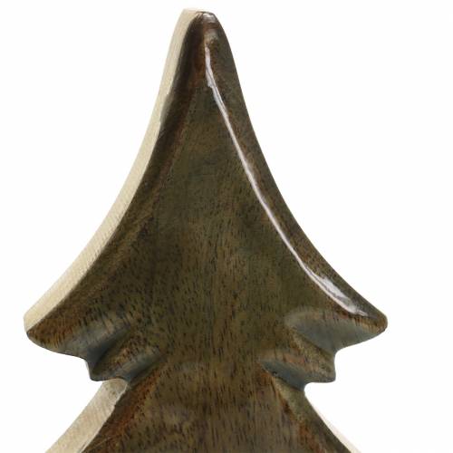 Floristik24 Bois de sapin lasuré naturel, manguier blanc H29cm