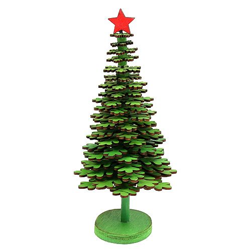 Floristik24 Sapin de Noël flocons de neige vert 25cm