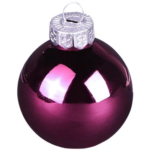 Article Boules de sapin de Noël en verre Berry Mix Ø7,5cm 12 pcs