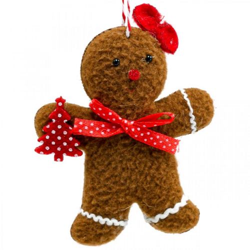Floristik24 Décoration de Noël pendentif bonhomme en pain d&#39;épice H9/10.5cm 3pcs