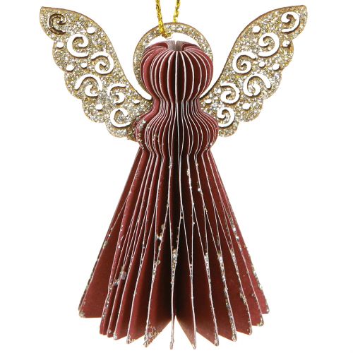 Article Décorations de Noël décorations d&#39;arbre en papier Bordeaux 6cm 12 pcs