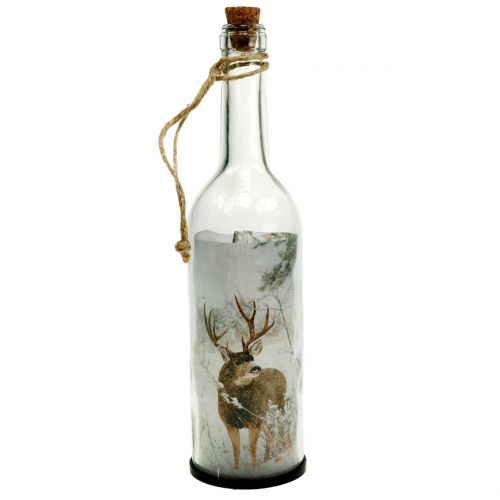Bouteille de décoration de Noël avec éclairage 30cm