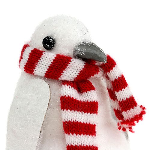 Floristik24 Décoration de noël pingouin 11cm blanc 3pcs
