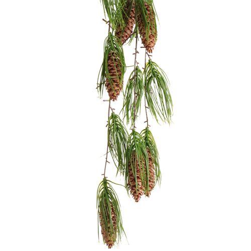 Guirlande de Noël sapin artificiel vert 6 cônes 78cm