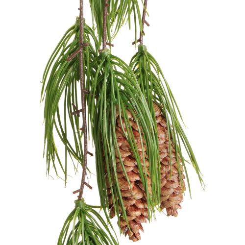 Article Guirlande de Noël sapin artificiel vert 6 cônes 78cm