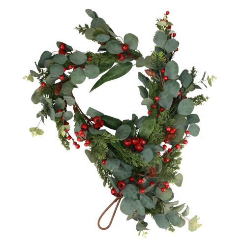 Floristik24 Guirlande de noël guirlande de sapin branche de baie de conifère d'eucalyptus artificiel 160cm