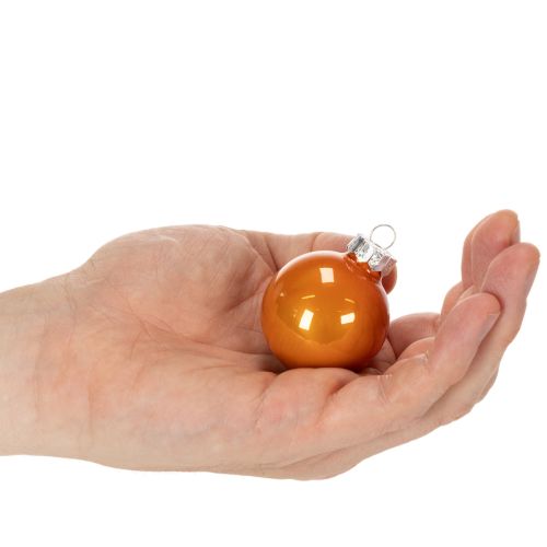 Set de 24 Boules de Noël en Verre Multicolores Brillantes 40 mm | Floristik24.fr