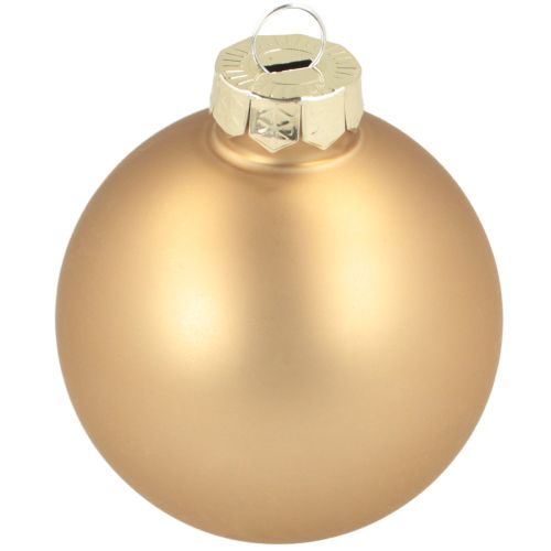 Floristik24 Trio de boules de Noël or et rosé – élégant ensemble de 3 avec brillance et style 5 cm 24 pièces