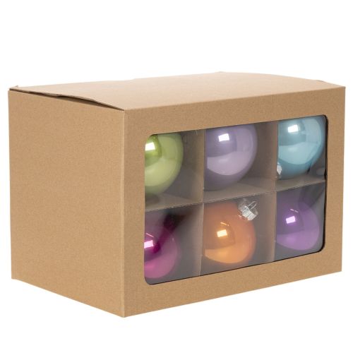 Set de boules de Noël en verre