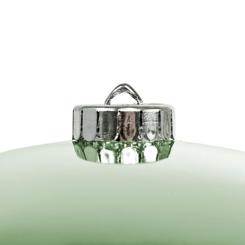Boule de Noël incassable vert clair Ø20cm | Floristik24.fr