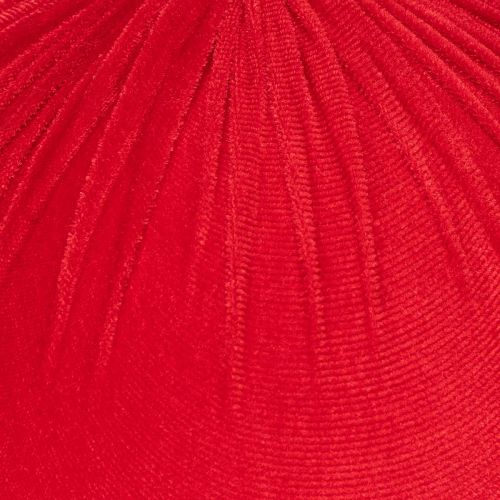 Boule de Noël en velours rouge