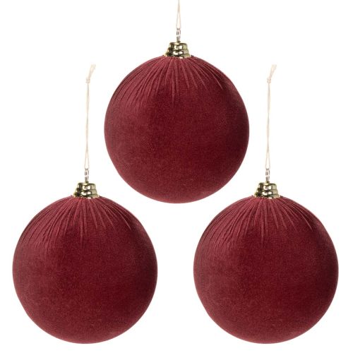Boule de Noël en velours