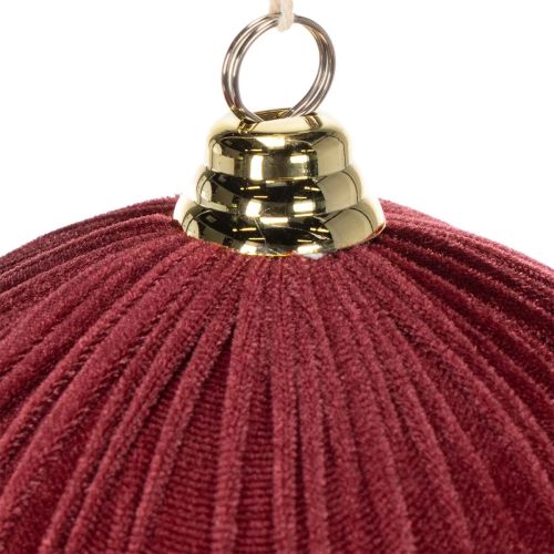 Boules de Noël en velours