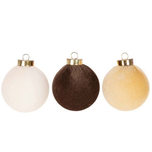 Boules de Noël en velours
