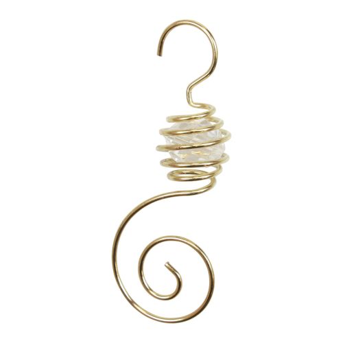 Cintre boule de Noël, cintre boule doré 7cm 6pcs