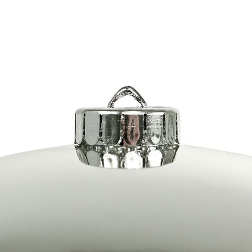 Article Boule de Noël en plastique moyenne Ø20cm argent