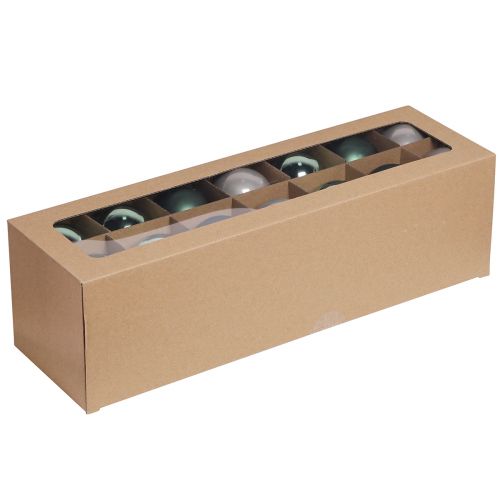 Article Boules de Noël boules de verre sapin vert gris Ø6cm 24 pcs