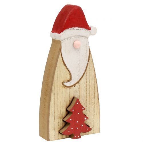 Floristik24 Père Noël en bois 17cm