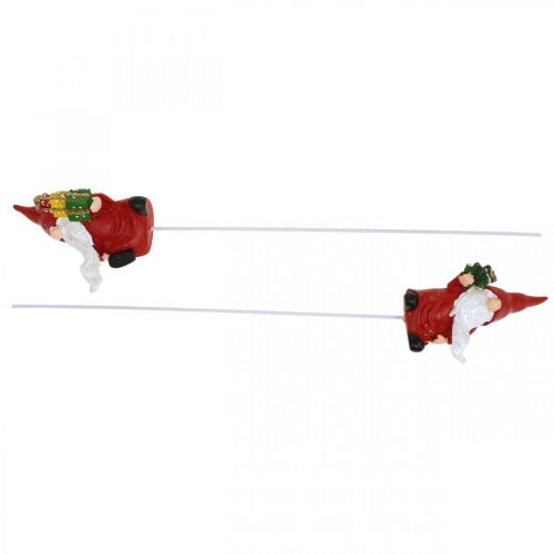 Article Nain de Noël bouchon décoratif gnome Père Noël 7cm 4 pcs