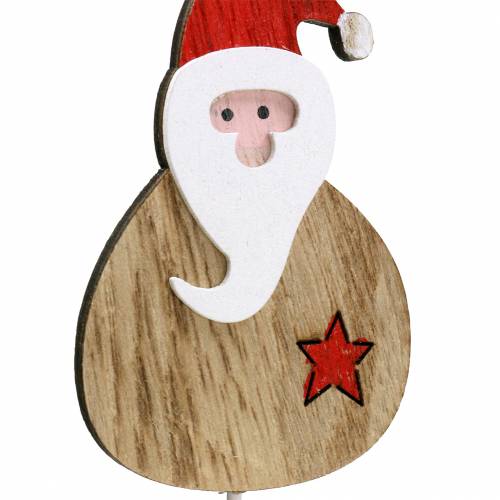 Floristik24 Bouchons déco Père Noël/Bonhomme de neige 7cm 12pcs