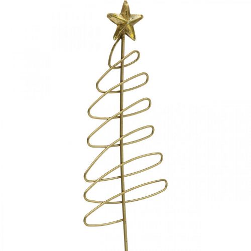 Article Bouchon de Noël bouchon fleur de sapin métal 30cm 6 pcs