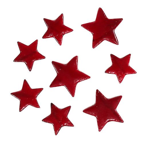 Floristik24 Mélange de poinsettias 4-5cm rouge brillant 72 pcs