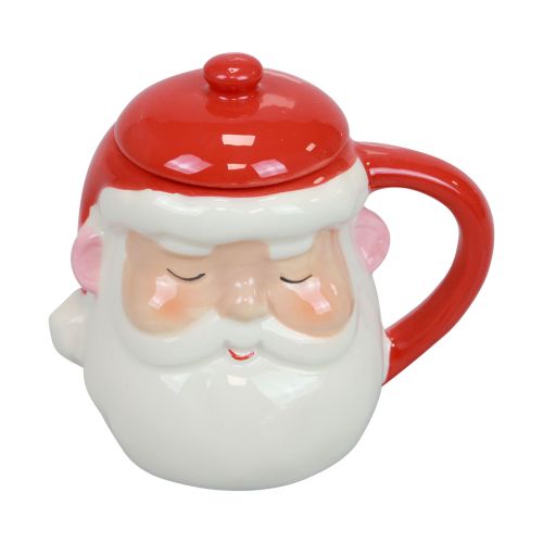 Floristik24 Tasse de Noël Coupe Père Noël Noël H10,5cm