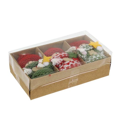 Floristik24 Weihnachtswichtel pour accrocher 6,5cm L15cm sorte. 3st