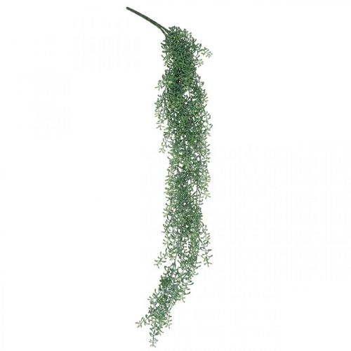 Floristik24 Plante verte suspendue plante artificielle suspendue avec bourgeons vert, blanc 100cm
