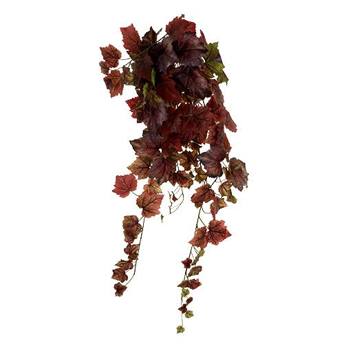 Floristik24 Porte-feuilles de vigne vert, rouge foncé 100cm