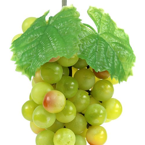 Floristik24 Grappe de raisins avec feuilles vert clair de 22cm