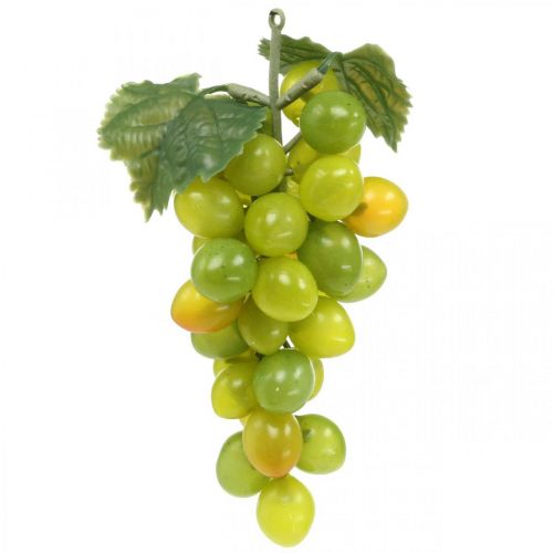 Floristik24 Déco raisins vert automne décoration fruits artificiels 15cm