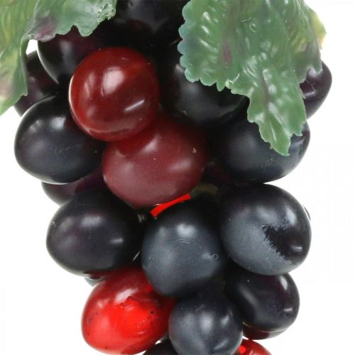 Raisin déco noir Fruit déco Raisins artificiels 15cm