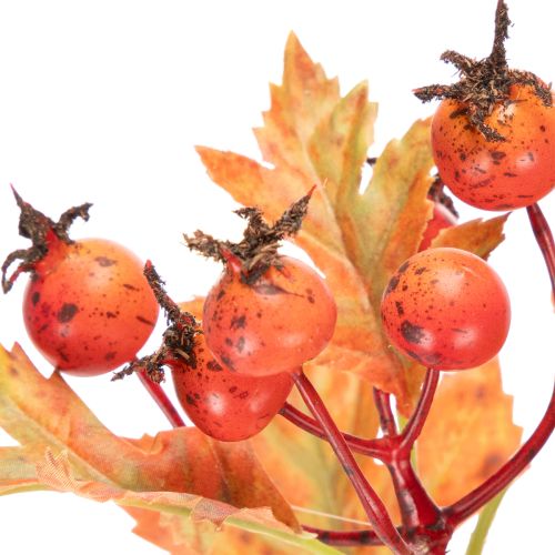 Branche artificielle d’aubépine avec feuilles et baies 62 cm | Floristik24.fr