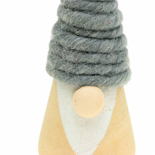 Floristik24 Décoration de Noël Figure en bois nain avec chapeau de laine 7cm 8pcs