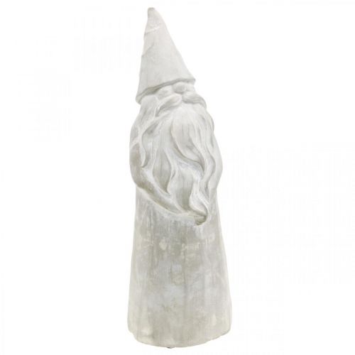 Floristik24 Figurine déco lutin en béton de noël lutin gris H39,5cm